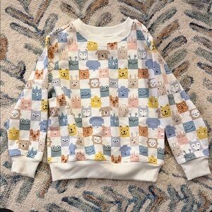 Little Sleepies Playful Animal Print Top